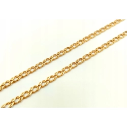 Złoty łańcuszek szeroki pr.585 W:10,93gr 61cm InterSKLEP