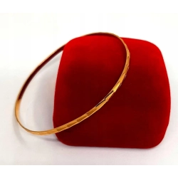 Złota bransoletka Ring sztywna PR.750 W:5,66gr Obwód:19,5cm