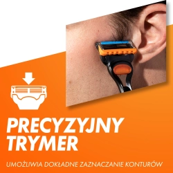 Gillette Fusion5, maszynka do golenia dla mężczyzn, 1 maszynka, 11ostrzy