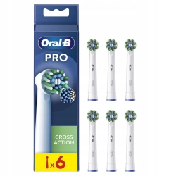 ORAL-B CROSSACTION KOŃCÓWKI OPAKOWANIE 6 SZTUK CROSS ACTION