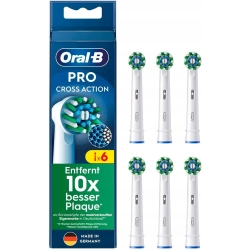 ORAL-B CROSSACTION KOŃCÓWKI OPAKOWANIE 6 SZTUK CROSS ACTION
