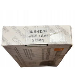 WKŁADKI ALUBRASS 35/45 + G35/45 SYSTEM 5KLUCZY NIKIEL KOMPLET WKŁADEK NOWE