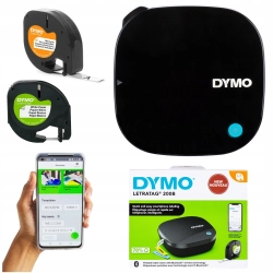 Drukarka do etykiet Dymo Letra Tag 200B czarna OPIS