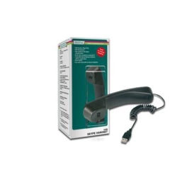 Zestaw USB DIGITUS czarny słuchawka