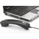 Zestaw USB DIGITUS czarny słuchawka