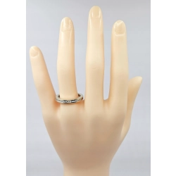 Pierścionek obrączka złoto 750 brylanty 0,80 ct !! rozmiar 17