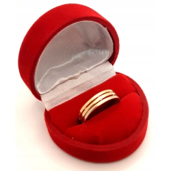 Złota obrączka pierścionek PR.585 W:1,71gr R.18