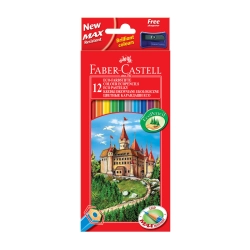 Kredki ołówkowe Zamek Faber-Castell 12 kolorów
