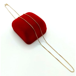 Złoty łańcuszek Kostka Pr.585 W:2,81gr dł:50cm InterSKLEP