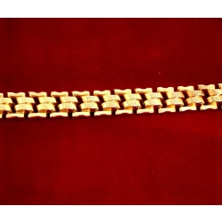 Złota bransoletka szeroka PR.750 W:17,52gr Dł.18,5cm InterSKLEP