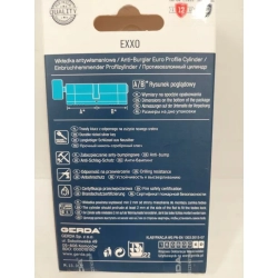 WKŁADKA DO ZAMKA EXXO 35 X 45 GERDA + 5 KLUCZY