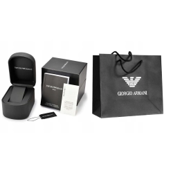 Armani zegarek męski AR0431 w pudełku pasek