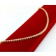 Złota bransoletka tenisówka z diamentami 1,18ct Pr.585 W:5,14gr 18cm