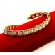 Złota bransoletka Diamenty 27szt 6,02ct Pr.750 W:20,55gr 17,5cm