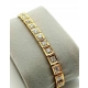 Złota bransoletka Diamenty 27szt 6,02ct Pr.750 W:20,55gr 17,5cm