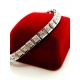 Złota bransoletka z Diamentami 27szt 6,09ct Pr.585 W:18,23gr 18,cm
