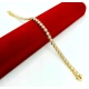Złota bransoletka z Diamentami 37szt 6,68ct Pr.750 W:13,41gr 18cm