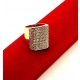 Złoty pierścionek sygnet szeroki z Diamentami 3,5ct Pr.750 W:20,12gr r.20