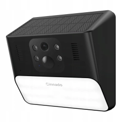 CINNADO KAMERA ZEWNĘTRZNA SOLARNA WODOODPORNA 2K WIFI IP65 ALEXA