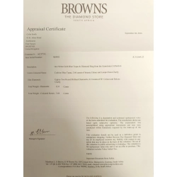 Złoty pierścionek z Topazem i Diamentami Pr.585 W:4,20gr R.12