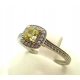 Złoty pierścionek żółty Brylant Diamenty Pr.750 W:3,36gr R.13