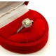 Złoty pierścionek żółty Brylant Diamenty Pr.750 W:3,36gr R.13