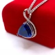 Złoty naszyjnik 18K i 9K Diamenty 38szt 0,76ct Tanzanit 28,86ct