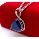 Złoty naszyjnik 18K i 9K Diamenty 38szt 0,76ct Tanzanit 28,86ct