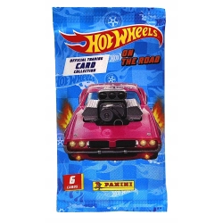 Hot Wheels saszetka z kartami Panini.