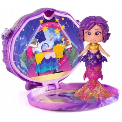 Kookyloos Mermaid Star z muszelką-torebką, ubraniami oraz akcesoriami.