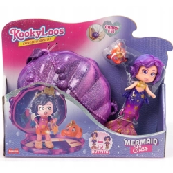 Kookyloos Mermaid Star z muszelką-torebką, ubraniami oraz akcesoriami.