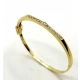Złota bransoletka z Diamentami 0,31ct Ring Pr.585 w: 12,40gr Dł:19cm