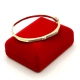 Złota bransoletka z Diamentami 0,31ct Ring Pr.585 w: 12,40gr Dł:19cm