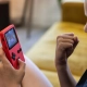 Retro kieszonkowy komputer konsola do gry Zielony