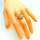 Złoty pierścionek Tańczące diamenty 56szt 0,40ct Pr.750 W:5g Roz.19