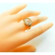 Złoty pierścionek Tańczące Diamenty 40szt 0,16ct Pr.750 W:5,5gr Roz.13