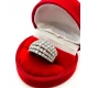 Złoty pierścionek szeroki z Diamentami 65szt 1,80ct Pr.750 W:8,30gr R.13