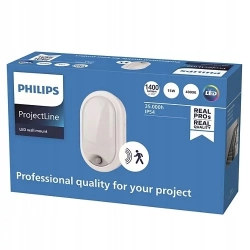 Kinkiet ogrodowy Philips biały zintegrowane źródło LED 15 W