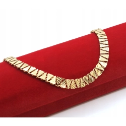 Złota bransoletka Trójkąty PR.585 W:4,99gr Dł.17-19cm InterSKLEP