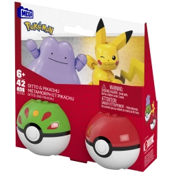 Pokémon MEGA Construction Set Poké Ball Collection: Pikachu & Ditto