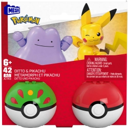 Pokémon MEGA Construction Set Poké Ball Collection: Pikachu & Ditto