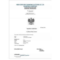 Złoty łańcuszek z zawieszką dziewczynka Diamenty 0,22ct Pr.750 W:3,70gr