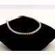 Złota bransoletka tenisówka Brylanty 54szt 2,70ct Pr.750 W:8gr 18,5cm