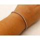 Złota bransoletka tenisówka Brylanty 54szt 2,70ct Pr.750 W:8gr 18,5cm
