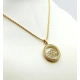 Złoty naszyjnik Tańczące diamenty 0,41ct Pr.750 W:11,40gr Dł:50cm