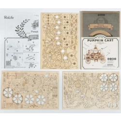 ROBOTIME Drewniany Model Puzzle 3D Kareta