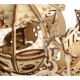 ROBOTIME Drewniany Model Puzzle 3D Kareta