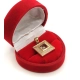 Złota zawieszka wisiorek Tańczące Diamenty 0,24ct Pr.750 W:4,10gr