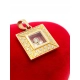 Złota zawieszka wisiorek Tańczące Diamenty 0,24ct Pr.750 W:4,10gr