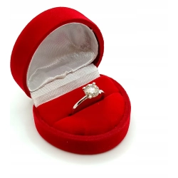 Złoty pierścionek z dużym Brylantem 1,60ct Pr.585 W:2,43gr Roz.13